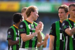 20240707 GAIS August Wängberg under fotbollsmatchen i Allsvenskan mellan GAIS och Hammarby IF den 7 Juli 2024 på Gamla Ullevi i Göteborg.