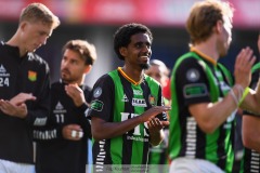 20240707 GAIS Harun Ibrahim under fotbollsmatchen i Allsvenskan mellan GAIS och Hammarby IF den 7 Juli 2024 på Gamla Ullevi i Göteborg.