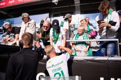 20240707 Hammarby IFs Simon Strand under fotbollsmatchen i Allsvenskan mellan GAIS och Hammarby IF den 7 Juli 2024 på Gamla Ullevi i Göteborg.