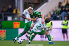 20260520 GAIS Róbert Frosti Þorkelsson och Hammarbys Hampus Skoglund under fotbollsmatchen i Allsvenskan mellan GAIS och Hammarby IF den 20 maj 2026 på Gamla Ullevi i Göteborg. 
Foto: Filip Kauffeldt