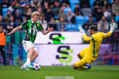 20260520 GAIS Rasmus Niklasson Petrovic gör 1-0 under fotbollsmatchen i Allsvenskan mellan GAIS och Hammarby IF den 20 maj 2026 på Gamla Ullevi i Göteborg. 
Foto: Filip Kauffeldt