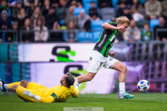 20260520 GAIS Rasmus Niklasson Petrovic gör 1-0 under fotbollsmatchen i Allsvenskan mellan GAIS och Hammarby IF den 20 maj 2026 på Gamla Ullevi i Göteborg. 
Foto: Filip Kauffeldt