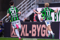 20260520 GAIS Rasmus Niklasson Petrovic jublar efter att ha gjort 1-0 under fotbollsmatchen i Allsvenskan mellan GAIS och Hammarby IF den 20 maj 2026 på Gamla Ullevi i Göteborg. 
Foto: Filip Kauffeldt