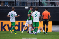 20260520 Hammarbys Hampus Skoglund blir utvisad under fotbollsmatchen i Allsvenskan mellan GAIS och Hammarby IF den 20 maj 2026 på Gamla Ullevi i Göteborg. 
Foto: Filip Kauffeldt