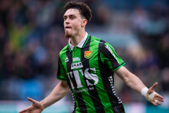 20260520 GAIS Samuel Salter jublar efter att ha gjort 2-0 under fotbollsmatchen i Allsvenskan mellan GAIS och Hammarby IF den 20 maj 2026 på Gamla Ullevi i Göteborg. 
Foto: Filip Kauffeldt