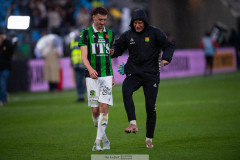 20260520 GAIS Anes Cardaklija och Kees Sims efter fotbollsmatchen i Allsvenskan mellan GAIS och Hammarby IF den 20 maj 2026 på Gamla Ullevi i Göteborg. 
Foto: Filip Kauffeldt
