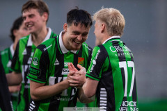 20260520 GAIS Samuel Salter och Róbert Frosti Þorkelsson efter fotbollsmatchen i Allsvenskan mellan GAIS och Hammarby IF den 20 maj 2026 på Gamla Ullevi i Göteborg. 
Foto: Filip Kauffeldt