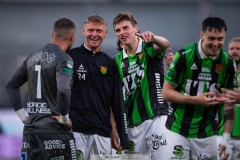20260520 GAIS Joackim Fagerjord och Max Andersson efter fotbollsmatchen i Allsvenskan mellan GAIS och Hammarby IF den 20 maj 2026 på Gamla Ullevi i Göteborg. 
Foto: Filip Kauffeldt