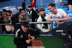 20260520 GAIS Huvudtränare Fredrik Holmberg efter fotbollsmatchen i Allsvenskan mellan GAIS och Hammarby IF den 20 maj 2026 på Gamla Ullevi i Göteborg. 
Foto: Filip Kauffeldt