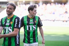 20240519 GAIS Axel Henriksson under fotbollsmatchen i Allsvenskan mellan GAIS och IF Elfsborg den 19 maj 2024 på Gamla Ullevi i Göteborg.