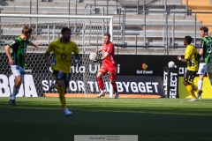 20240519 GAIS Mergim Krasniqi under fotbollsmatchen i Allsvenskan mellan GAIS och IF Elfsborg den 19 maj 2024 på Gamla Ullevi i Göteborg.