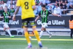 20240519 GAIS William Milovanovic under fotbollsmatchen i Allsvenskan mellan GAIS och IF Elfsborg den 19 maj 2024 på Gamla Ullevi i Göteborg.