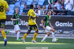 20240519 GAIS Amin Boudri under fotbollsmatchen i Allsvenskan mellan GAIS och IF Elfsborg den 19 maj 2024 på Gamla Ullevi i Göteborg.