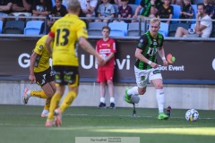 20240519 GAIS Robin Wendin Thomasson under fotbollsmatchen i Allsvenskan mellan GAIS och IF Elfsborg den 19 maj 2024 på Gamla Ullevi i Göteborg.