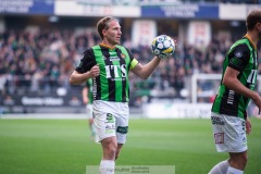 20240506 GAIS August Wängberg under fotbollsmatchen i Allsvenskan mellan GAIS och IFK Göteborg den 6 maj 2024 på Gamla Ullevi i Göteborg.