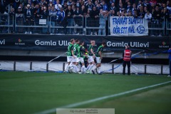 20240506 GAIS Axel Henriksson under fotbollsmatchen i Allsvenskan mellan GAIS och IFK Göteborg den 6 maj 2024 på Gamla Ullevi i Göteborg.