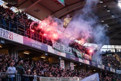 20240506 Publik under fotbollsmatchen i Allsvenskan mellan GAIS och IFK Göteborg den 6 maj 2024 på Gamla Ullevi i Göteborg.