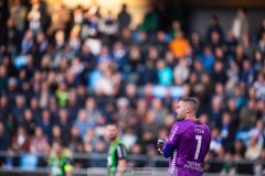 20240506 GAIS Mergim Krasniqi under fotbollsmatchen i Allsvenskan mellan GAIS och IFK Göteborg den 6 maj 2024 på Gamla Ullevi i Göteborg.