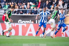 20240506 IFK Göteborg Paulos Abraham under fotbollsmatchen i Allsvenskan mellan GAIS och IFK Göteborg den 6 maj 2024 på Gamla Ullevi i Göteborg.