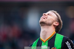 20240506 GAIS Gustav Lundgren under fotbollsmatchen i Allsvenskan mellan GAIS och IFK Göteborg den 6 maj 2024 på Gamla Ullevi i Göteborg.