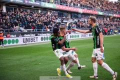 20240506 GAIS Alexander Ahl Holmström under fotbollsmatchen i Allsvenskan mellan GAIS och IFK Göteborg den 6 maj 2024 på Gamla Ullevi i Göteborg.