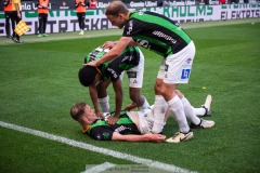 20240506 GAIS Alexander Ahl Holmström under fotbollsmatchen i Allsvenskan mellan GAIS och IFK Göteborg den 6 maj 2024 på Gamla Ullevi i Göteborg.