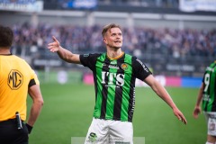 20240506 GAIS Alexander Ahl Holmström under fotbollsmatchen i Allsvenskan mellan GAIS och IFK Göteborg den 6 maj 2024 på Gamla Ullevi i Göteborg.