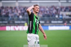 20240506 GAIS Alexander Ahl Holmström under fotbollsmatchen i Allsvenskan mellan GAIS och IFK Göteborg den 6 maj 2024 på Gamla Ullevi i Göteborg.