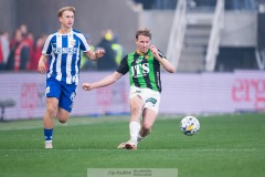 20240506 GAIS August Wängberg under fotbollsmatchen i Allsvenskan mellan GAIS och IFK Göteborg den 6 maj 2024 på Gamla Ullevi i Göteborg.