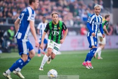 20240506 GAIS Gustav Lundgren under fotbollsmatchen i Allsvenskan mellan GAIS och IFK Göteborg den 6 maj 2024 på Gamla Ullevi i Göteborg.