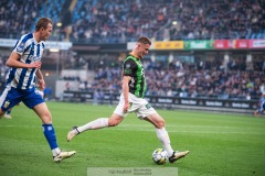 20240506 GAIS Alexander Ahl Holmström under fotbollsmatchen i Allsvenskan mellan GAIS och IFK Göteborg den 6 maj 2024 på Gamla Ullevi i Göteborg.