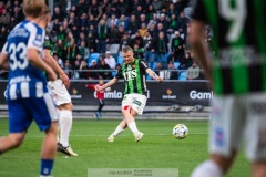 20240506 GAIS Jonas Lindberg under fotbollsmatchen i Allsvenskan mellan GAIS och IFK Göteborg den 6 maj 2024 på Gamla Ullevi i Göteborg.