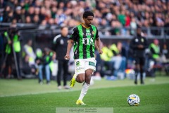 20240506 GAIS Harun Ibrahim under fotbollsmatchen i Allsvenskan mellan GAIS och IFK Göteborg den 6 maj 2024 på Gamla Ullevi i Göteborg.