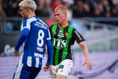 20240506 GAIS Filip Gustafsson under fotbollsmatchen i Allsvenskan mellan GAIS och IFK Göteborg den 6 maj 2024 på Gamla Ullevi i Göteborg.