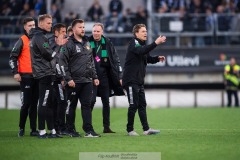 20240506 GAIS Huvudtränare Fredrik Holmberg under fotbollsmatchen i Allsvenskan mellan GAIS och IFK Göteborg den 6 maj 2024 på Gamla Ullevi i Göteborg.