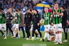 20240506 GAIS William Milovanovic och Amin Boudri under fotbollsmatchen i Allsvenskan mellan GAIS och IFK Göteborg den 6 maj 2024 på Gamla Ullevi i Göteborg.