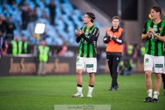 20240506 GAIS William Milovanovic under fotbollsmatchen i Allsvenskan mellan GAIS och IFK Göteborg den 6 maj 2024 på Gamla Ullevi i Göteborg.