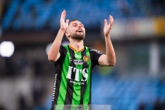 20240506 GAIS Axel Norén under fotbollsmatchen i Allsvenskan mellan GAIS och IFK Göteborg den 6 maj 2024 på Gamla Ullevi i Göteborg.