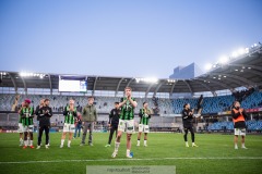 20240506 GAIS under fotbollsmatchen i Allsvenskan mellan GAIS och IFK Göteborg den 6 maj 2024 på Gamla Ullevi i Göteborg.