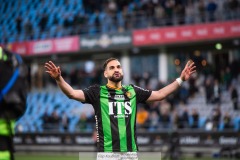 20240506 GAIS Mervan Celik under fotbollsmatchen i Allsvenskan mellan GAIS och IFK Göteborg den 6 maj 2024 på Gamla Ullevi i Göteborg.