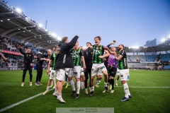 20240506 GAIS under fotbollsmatchen i Allsvenskan mellan GAIS och IFK Göteborg den 6 maj 2024 på Gamla Ullevi i Göteborg.