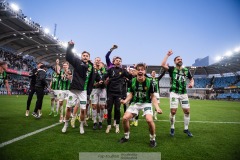 20240506 GAIS under fotbollsmatchen i Allsvenskan mellan GAIS och IFK Göteborg den 6 maj 2024 på Gamla Ullevi i Göteborg.