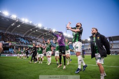 20240506 GAIS under fotbollsmatchen i Allsvenskan mellan GAIS och IFK Göteborg den 6 maj 2024 på Gamla Ullevi i Göteborg.