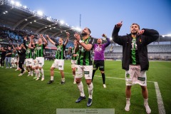 20240506 GAIS under fotbollsmatchen i Allsvenskan mellan GAIS och IFK Göteborg den 6 maj 2024 på Gamla Ullevi i Göteborg.