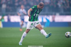 20250811 GAIS Gustav Lundgren under fotbollsmatchen mellan GAIS och IFK Göteborg i Allsvenskan den 11 augusti 2025 på Gamla Ullevi i Göteborg.