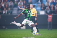20250811 GAIS Ibrahim Diabate under fotbollsmatchen mellan GAIS och IFK Göteborg i Allsvenskan den 11 augusti 2025 på Gamla Ullevi i Göteborg.