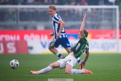 20250811 GAIS Robin Frej under fotbollsmatchen mellan GAIS och IFK Göteborg i Allsvenskan den 11 augusti 2025 på Gamla Ullevi i Göteborg.