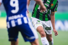 20250811 GAIS Gustav Lundgren under fotbollsmatchen mellan GAIS och IFK Göteborg i Allsvenskan den 11 augusti 2025 på Gamla Ullevi i Göteborg.