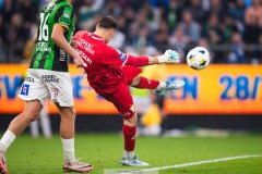 20250811 IFK Göteborgs Elis Bishesari under fotbollsmatchen mellan GAIS och IFK Göteborg i Allsvenskan den 11 augusti 2025 på Gamla Ullevi i Göteborg.