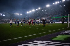 20250811 IFK Göteborg under fotbollsmatchen mellan GAIS och IFK Göteborg i Allsvenskan den 11 augusti 2025 på Gamla Ullevi i Göteborg.